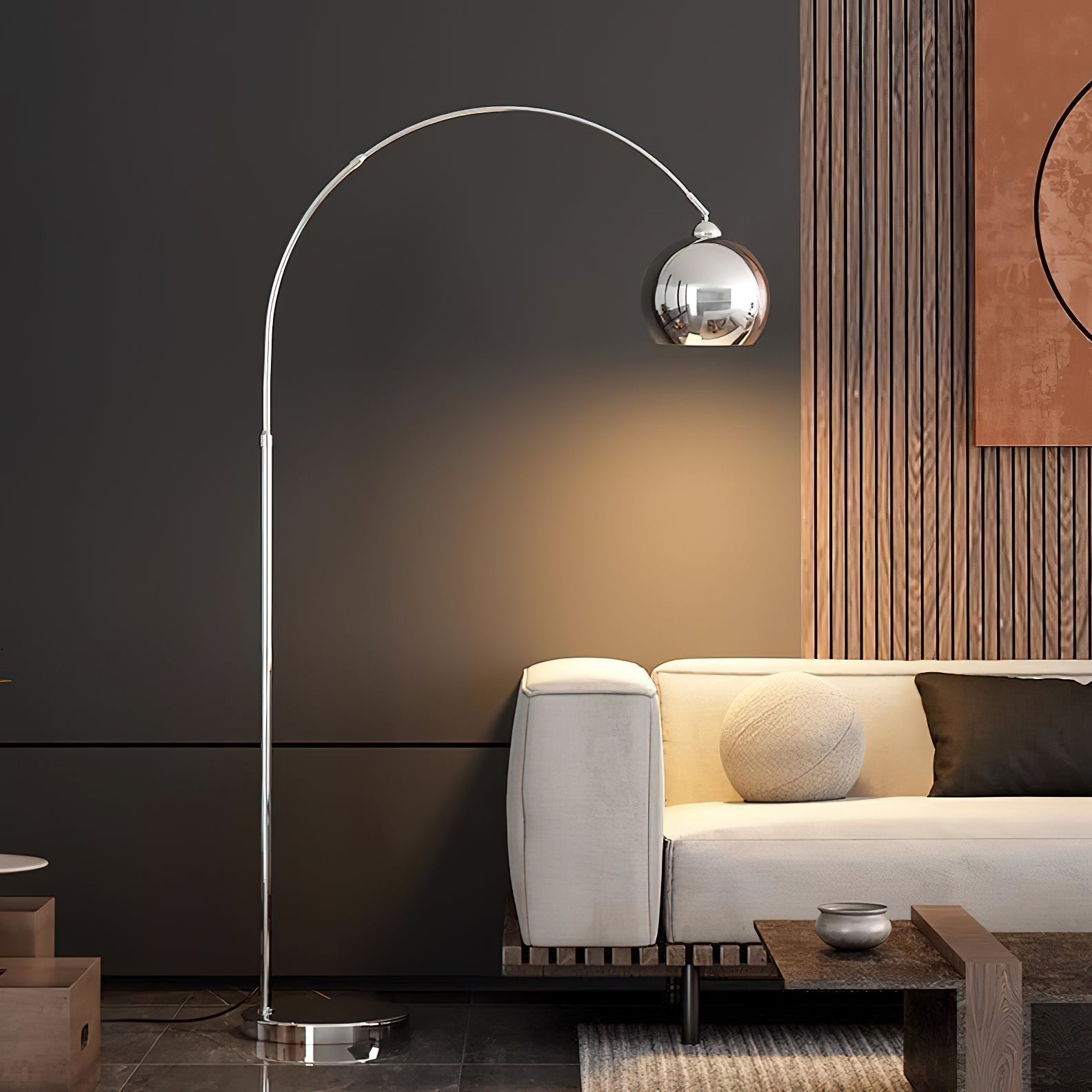 Lampada da terra moderna Tanarenzo