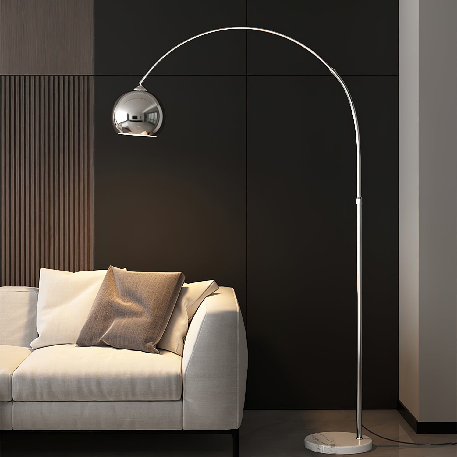 Lampada da terra moderna Tanarenzo