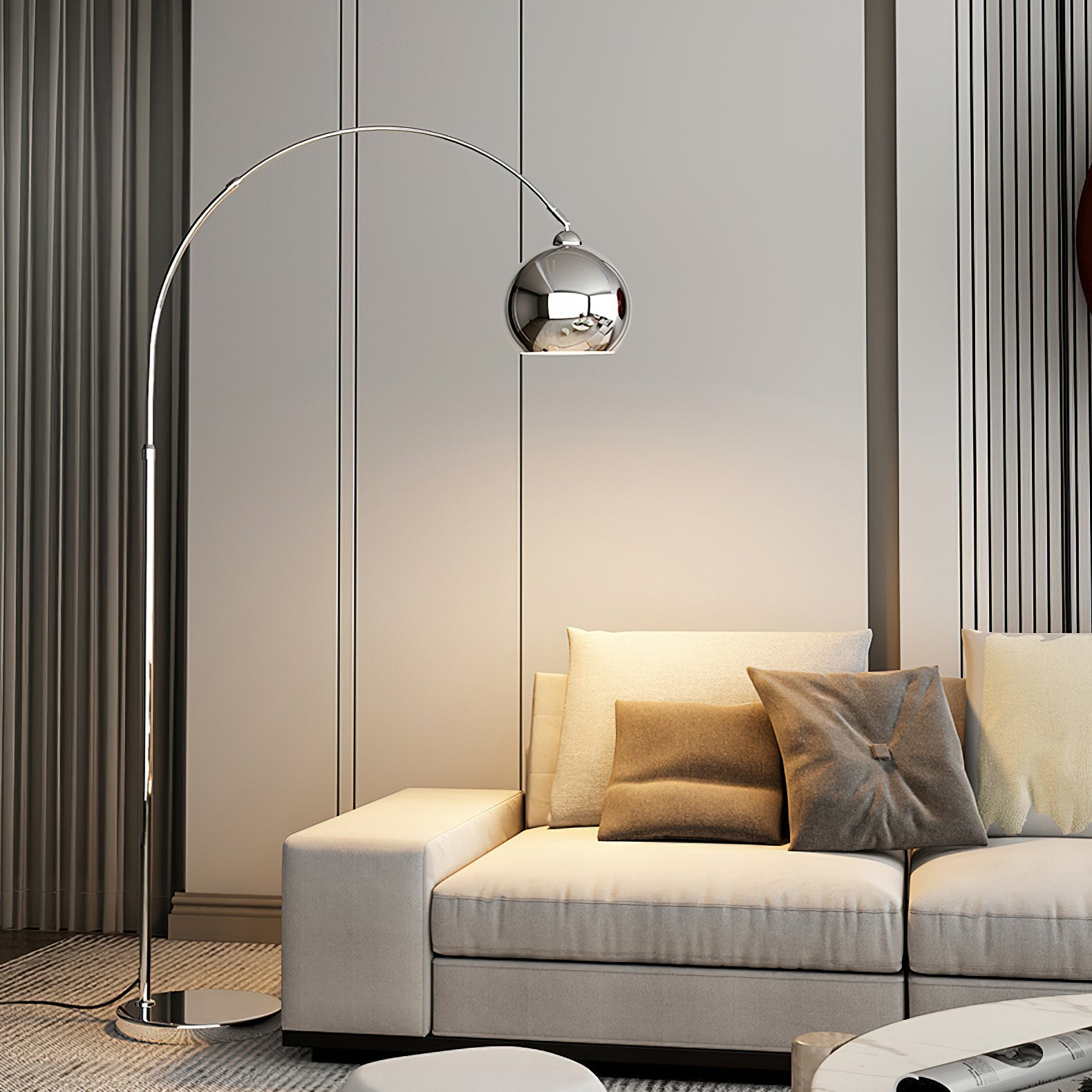 Lampada da terra moderna Tanarenzo