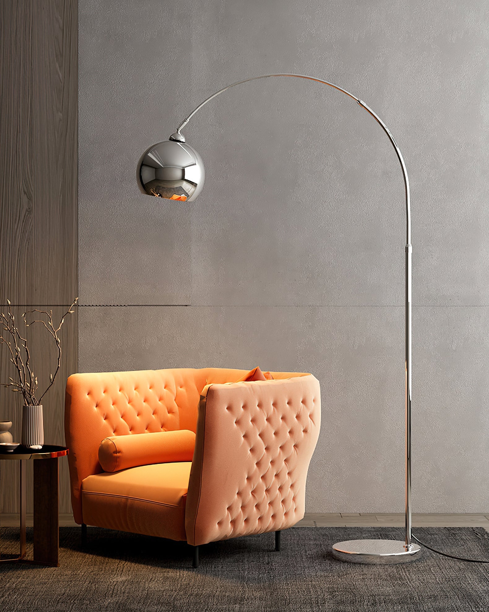 Lampada da terra moderna Tanarenzo