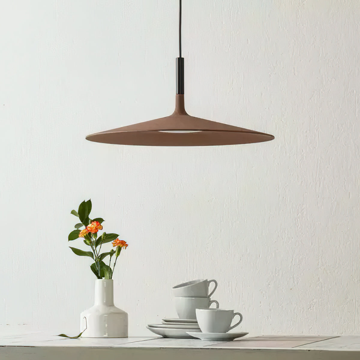 Lampada a sospensione conica Raetto