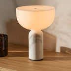 Lampada da tavolo in marmo Kelso