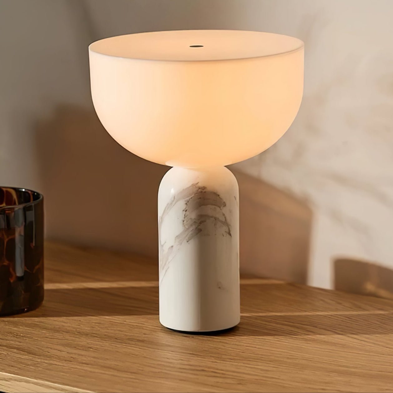 Lampada da tavolo in marmo Kelso