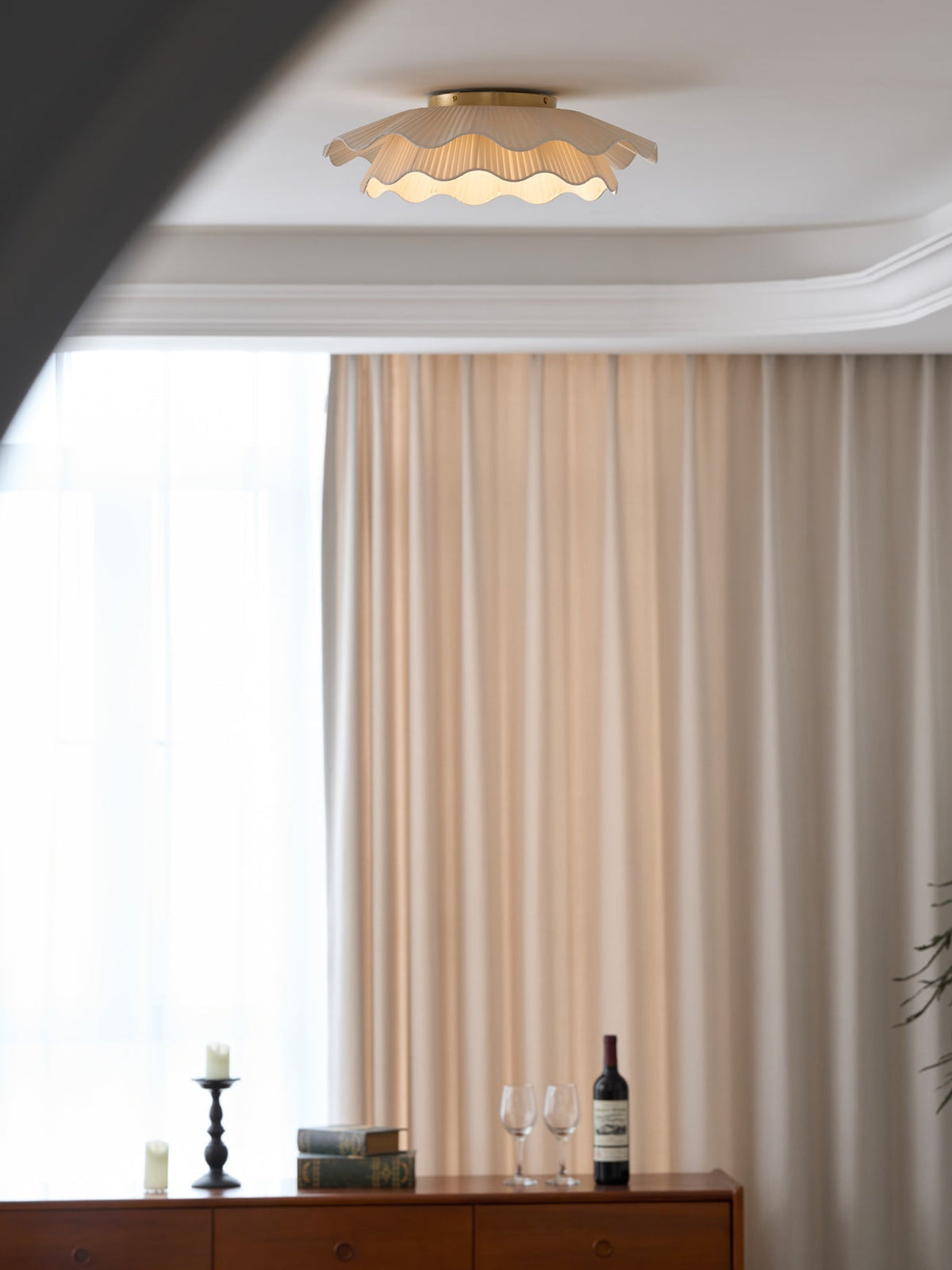 Arwen Fabric Wave Ceiling Lamp – detail 40