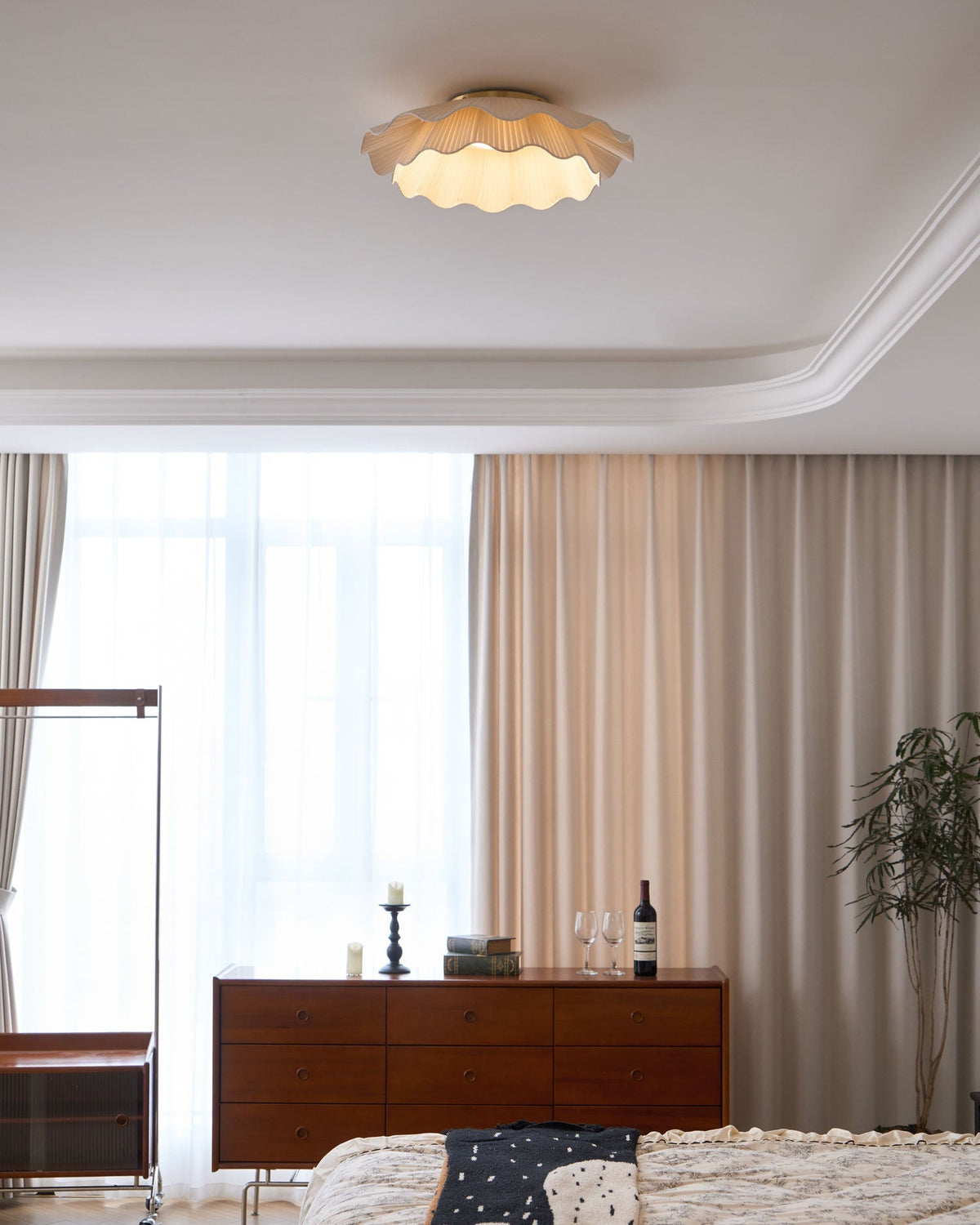 Arwen Fabric Wave Ceiling Lamp – detail 34