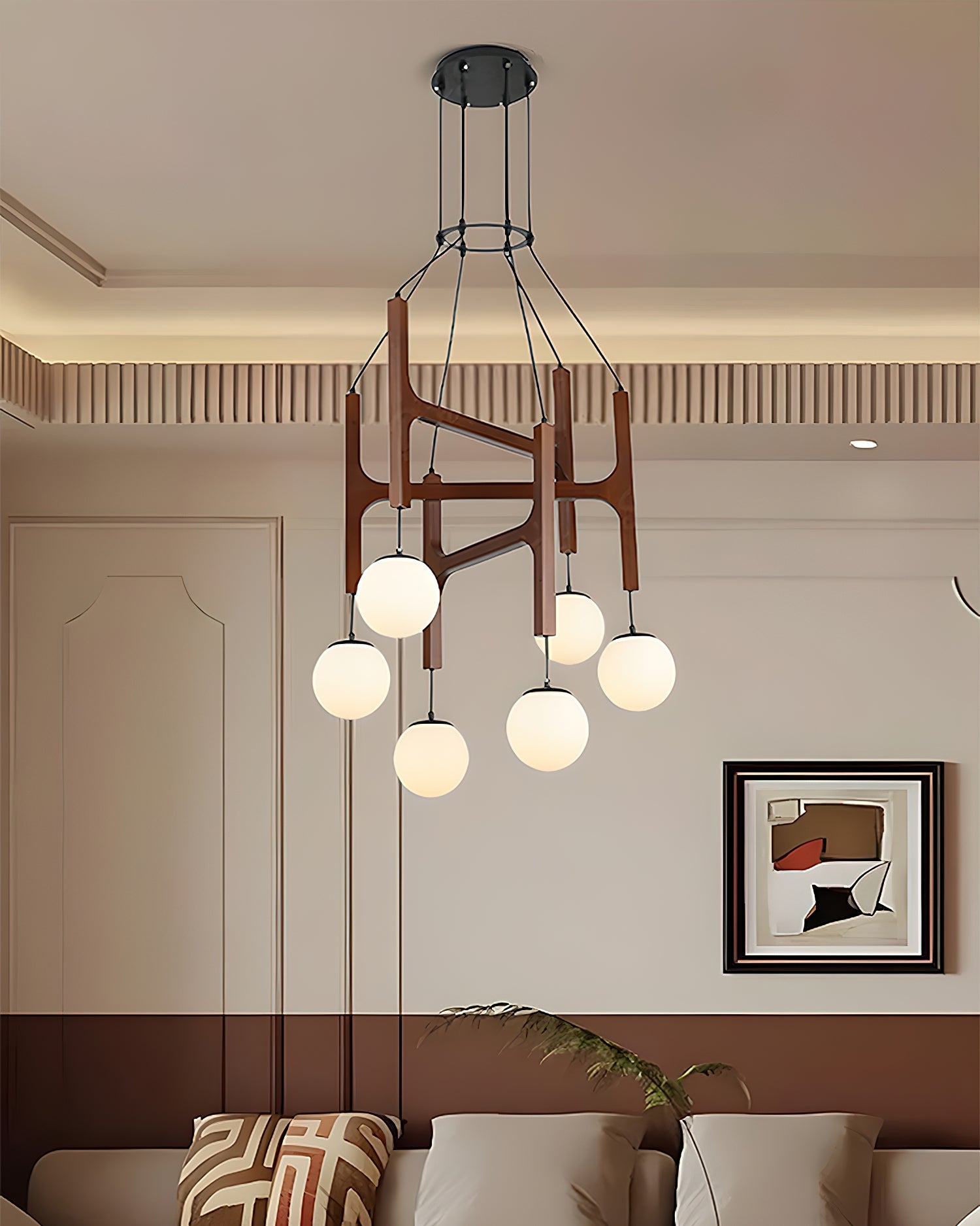 Lampadario a globo Lavellale