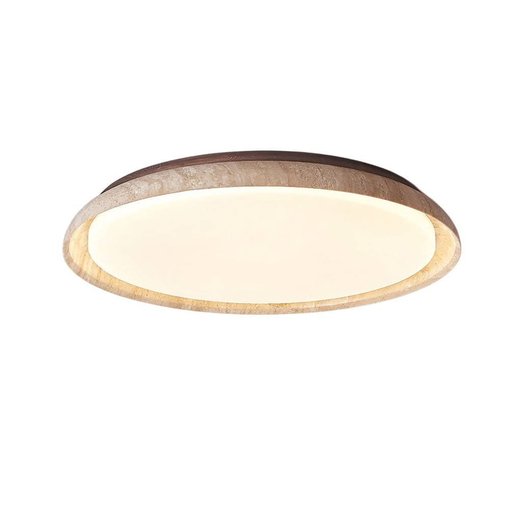 Lampada da soffitto in travertino Lozzera