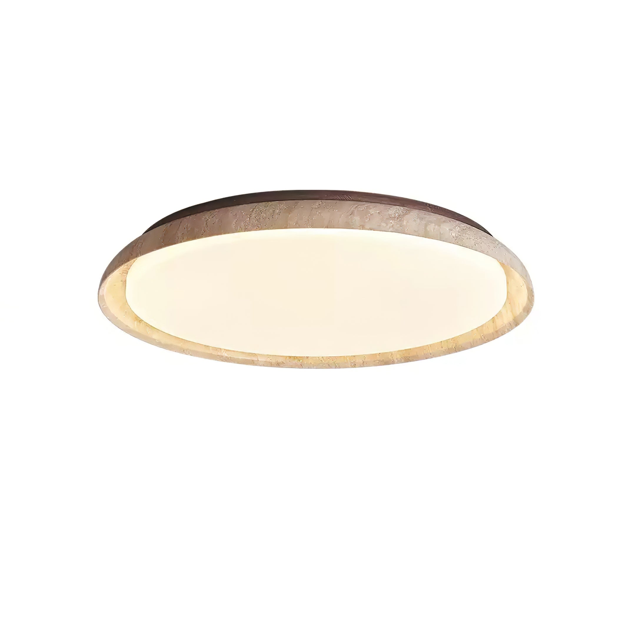 Lampada da soffitto in travertino Lozzera