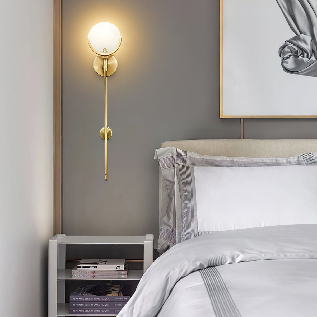 Ava Alabaster Brass Wall Lamp – detail 33
