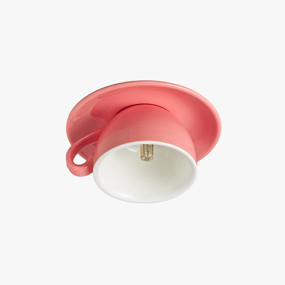 Lampada da soffitto a forma di tazza da tè Vionavela