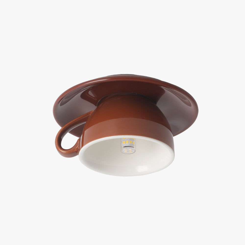 Lampada da soffitto a forma di tazza da tè Vionavela