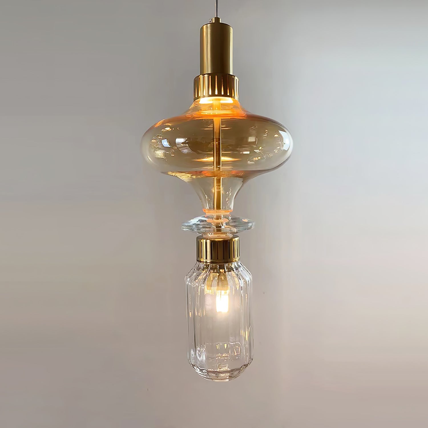 Lampada a sospensione globo Nelivo
