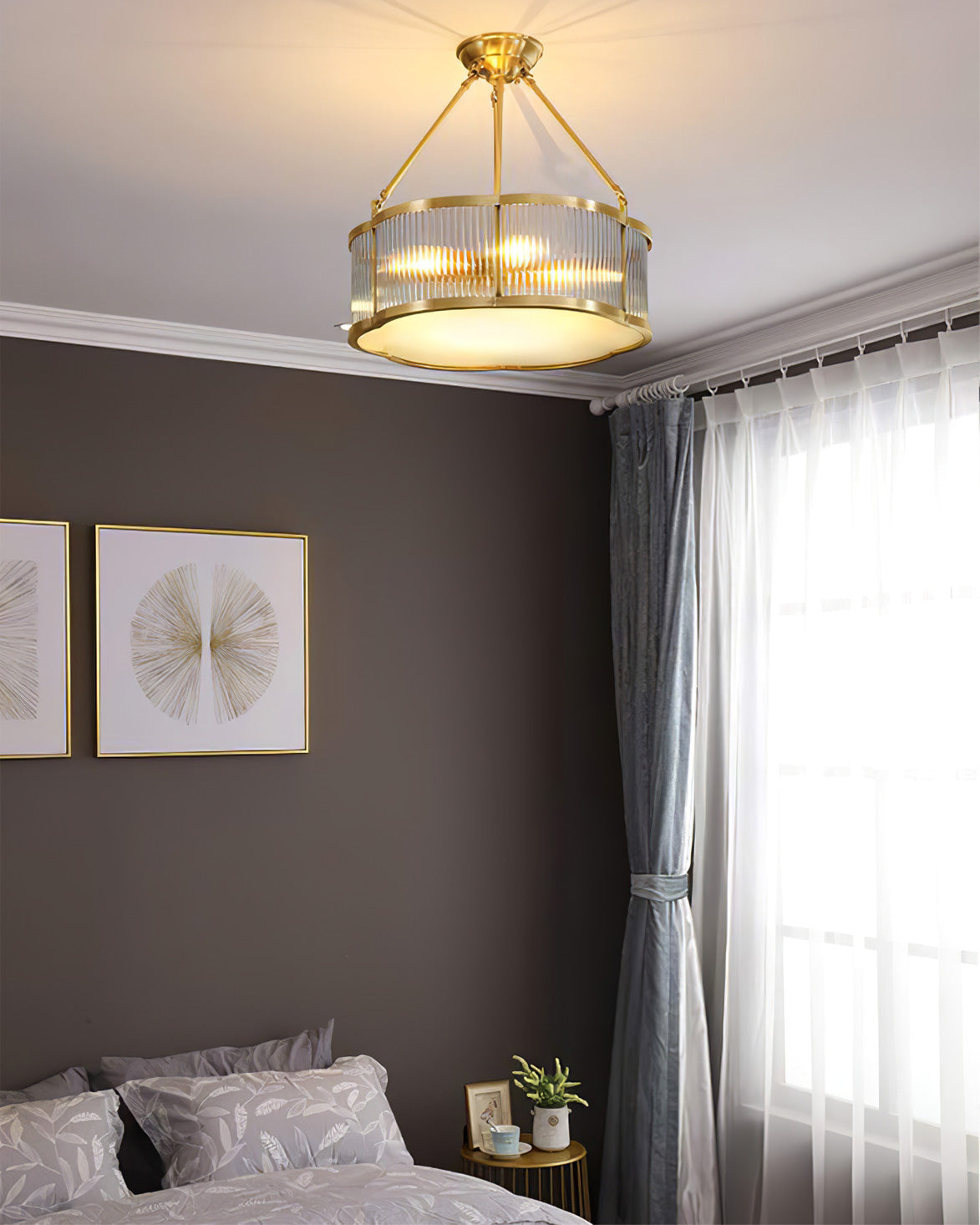 Lampadario a quadrifoglio Marlia