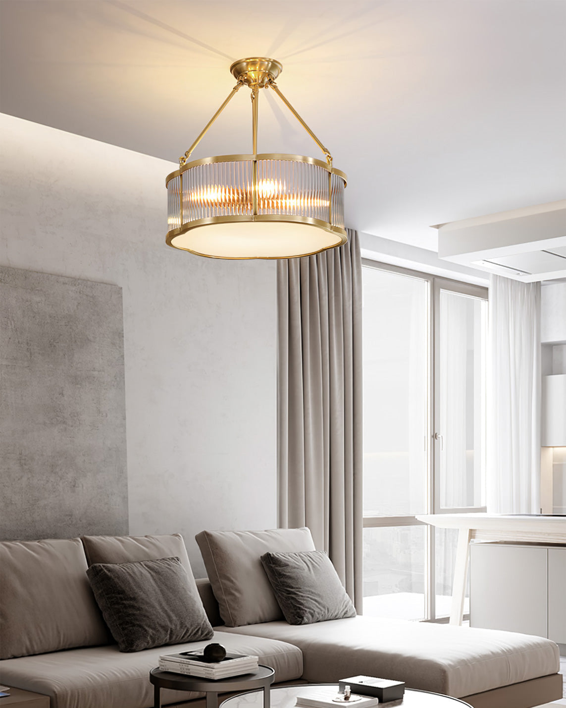 Lampadario a quadrifoglio Marlia