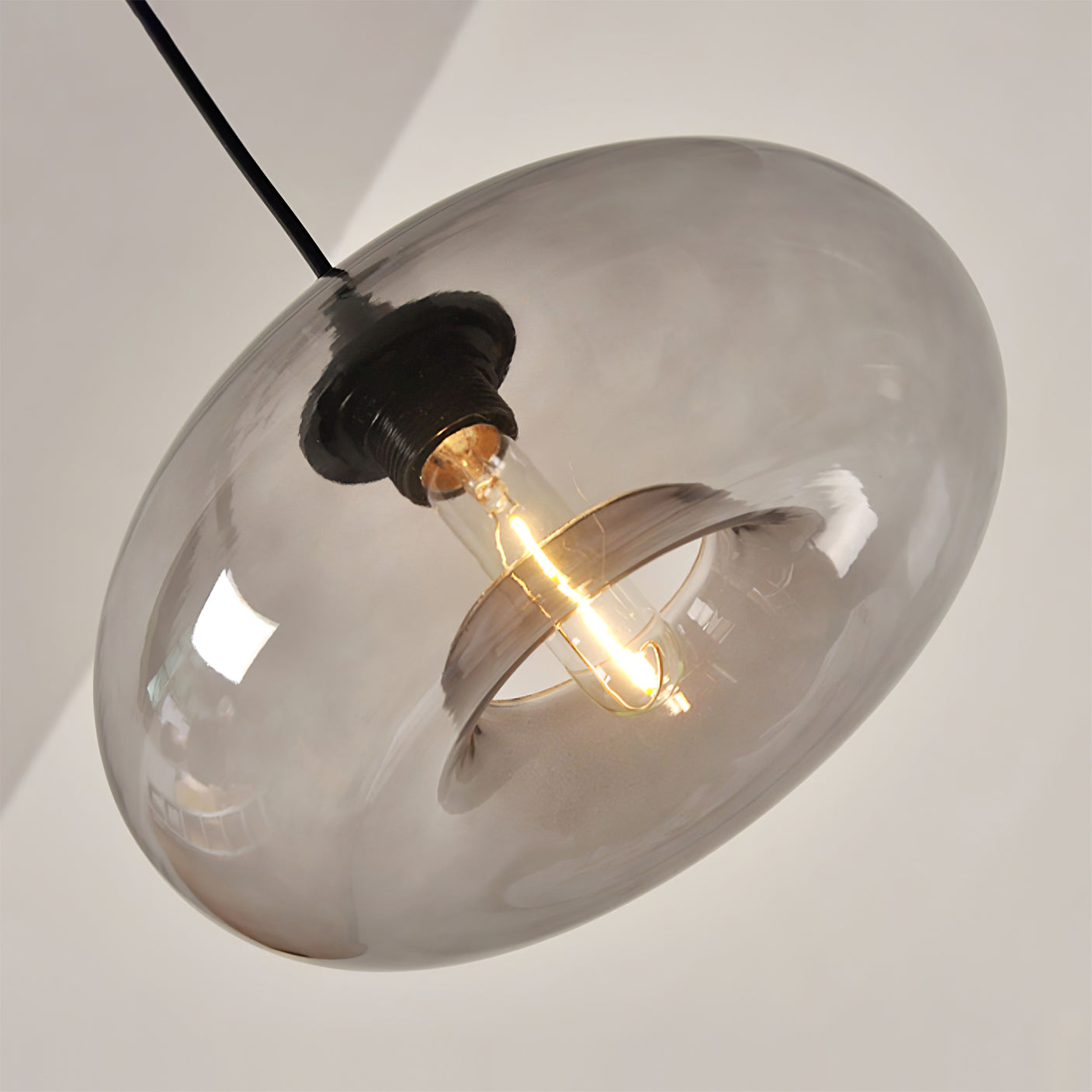Lampada a sospensione ellittica Fimirani