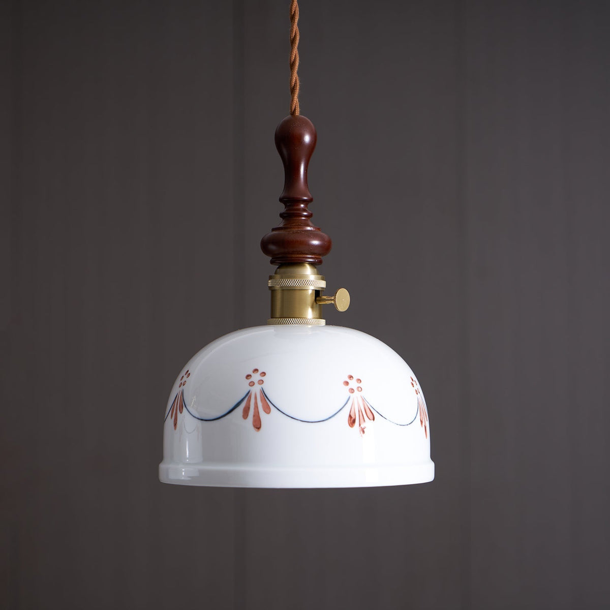 Lampada a sospensione vintage Gioreo