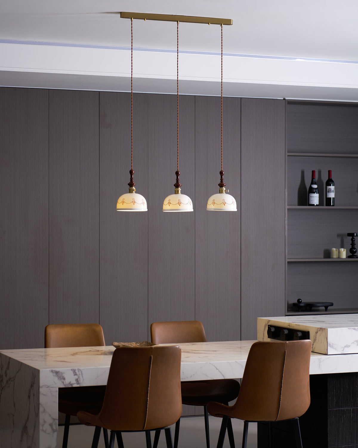 Lampada a sospensione vintage Gioreo