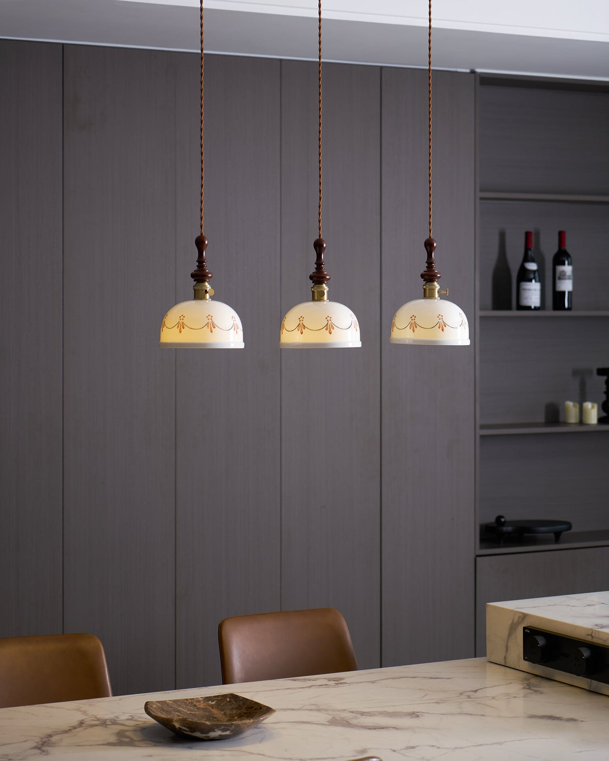 Lampada a sospensione vintage Gioreo