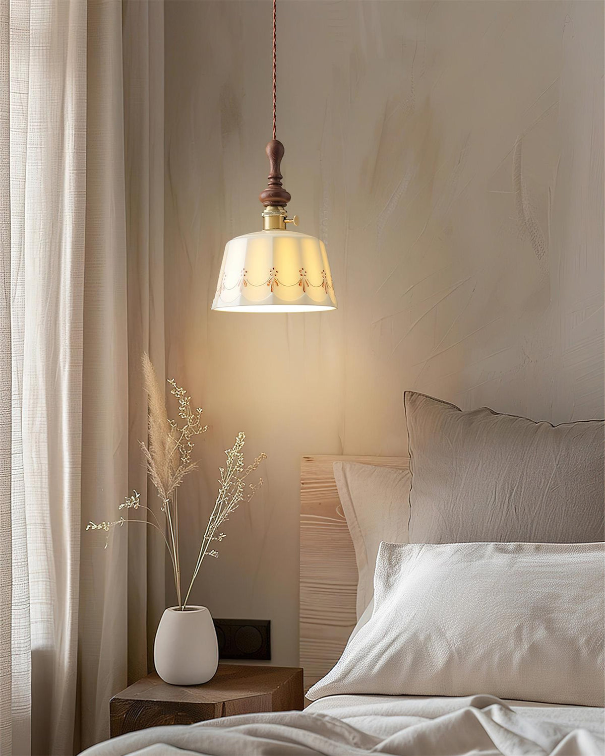 Lampada a sospensione vintage Gioreo