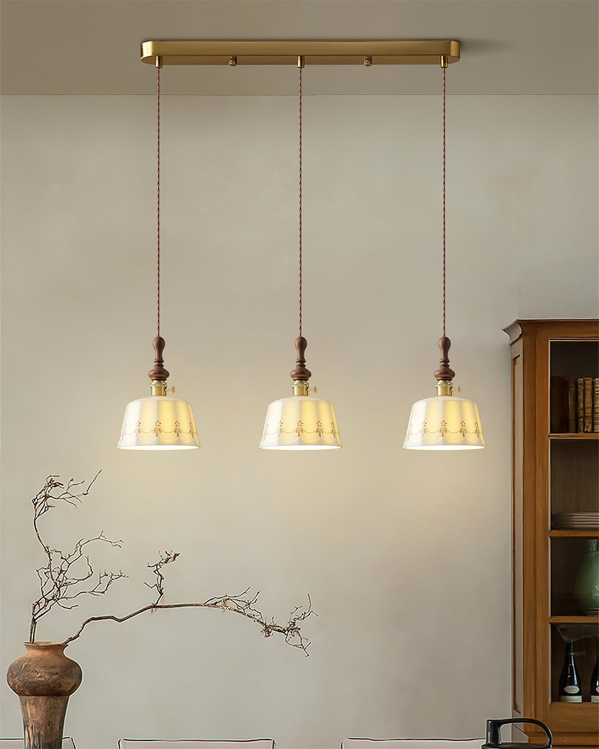 Lampada a sospensione vintage Gioreo