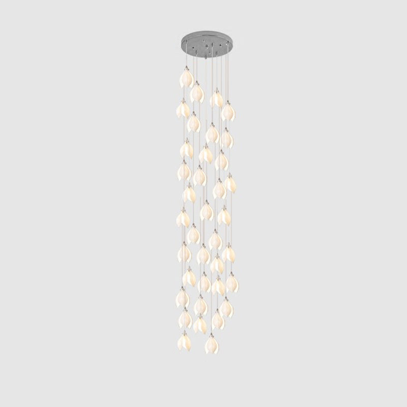Lampada a sospensione floreale Fenoriano