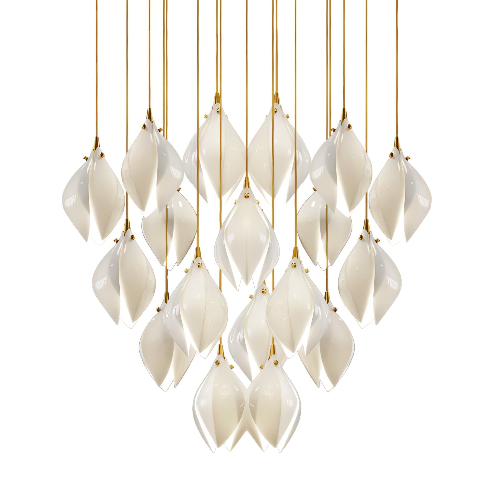 Lampada a sospensione floreale Fenoriano