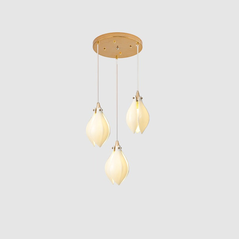 Lampada a sospensione floreale Fenoriano