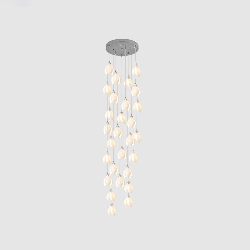 Lampada a sospensione floreale Fenoriano