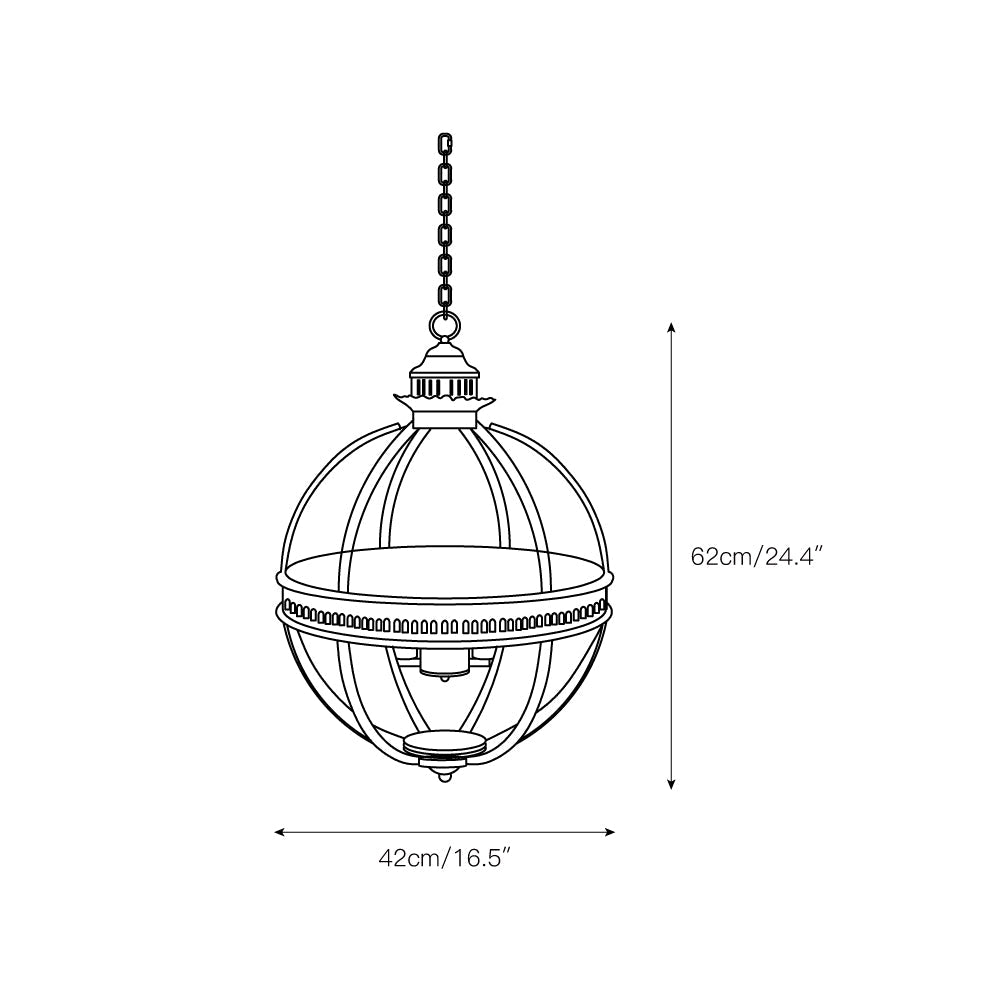 Lampada a sospensione classica Liornora