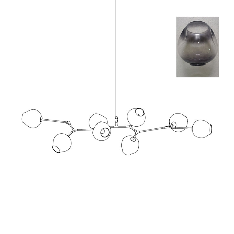 Perry Globe Horizontal Chandelier – detail 37