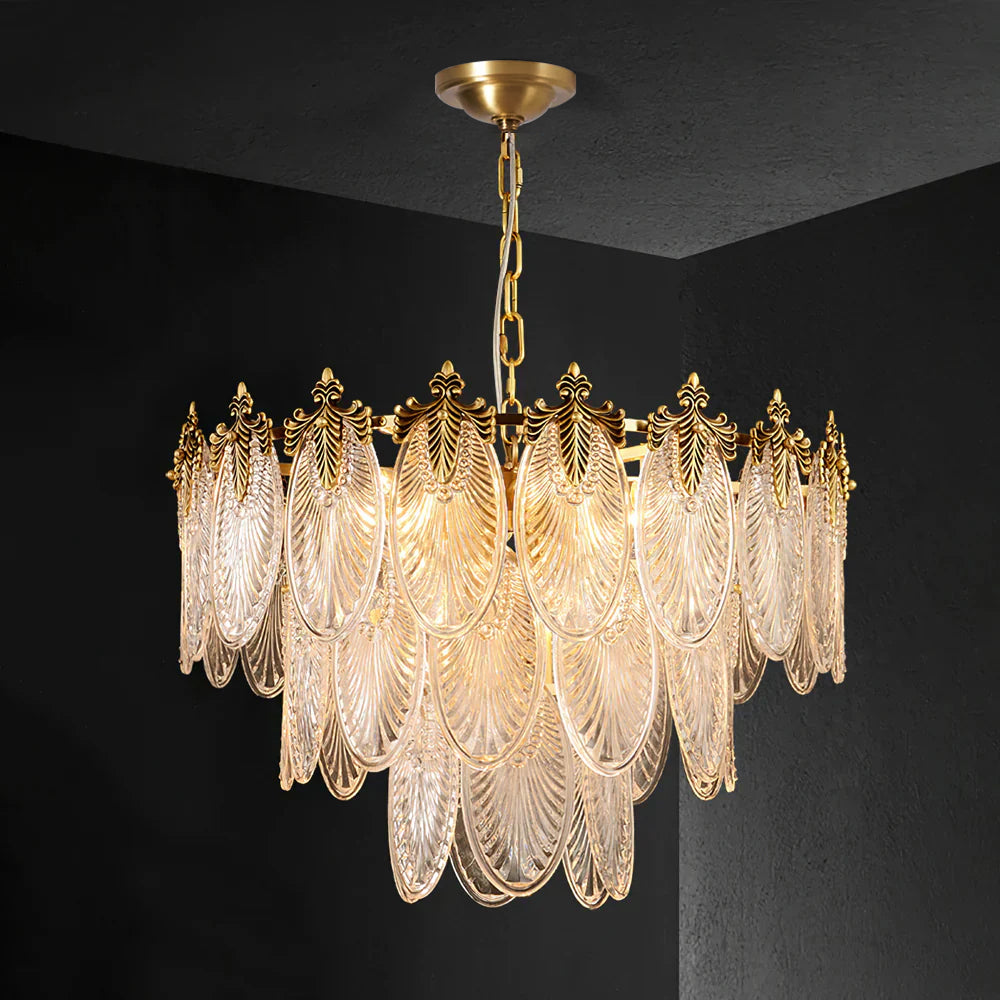 Lampadario a tre livelli Fienola