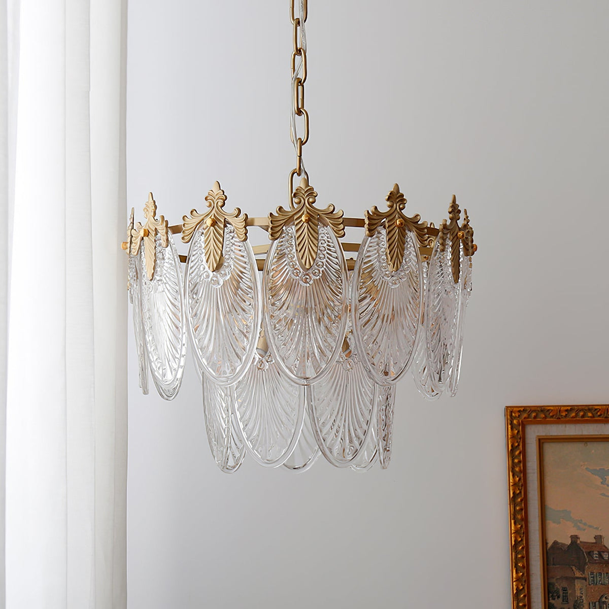 Lampadario a tre livelli Fienola