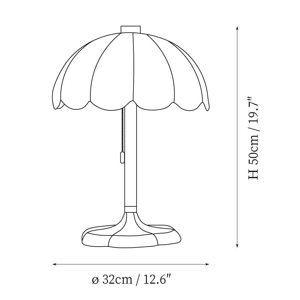 Lampada da tavolo vintage Fermira
