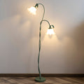 Lampada da terra floreale Roina