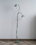 Lampada da terra floreale Roina