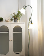 Lampada da terra floreale Roina