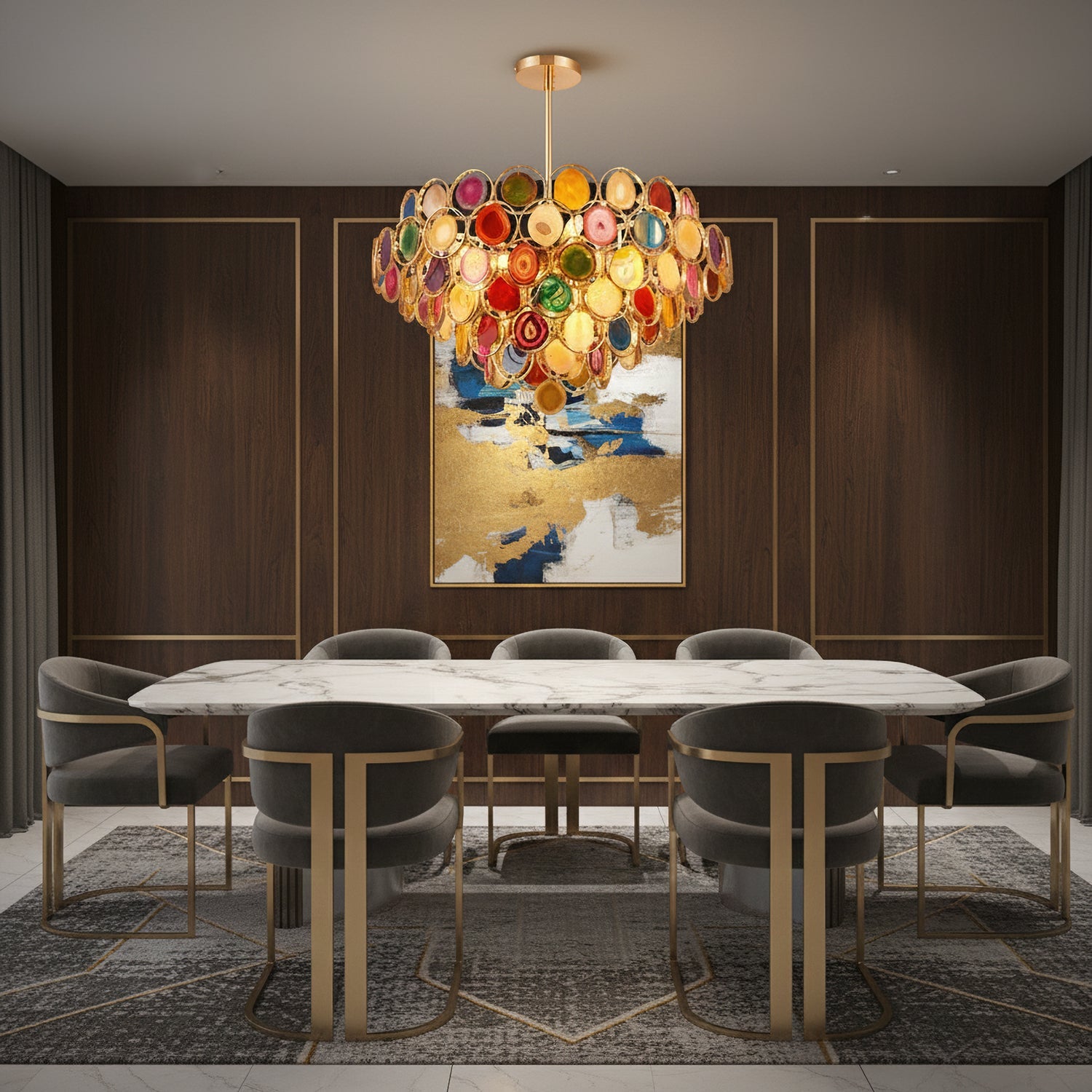 Lampadario moderno Feninena