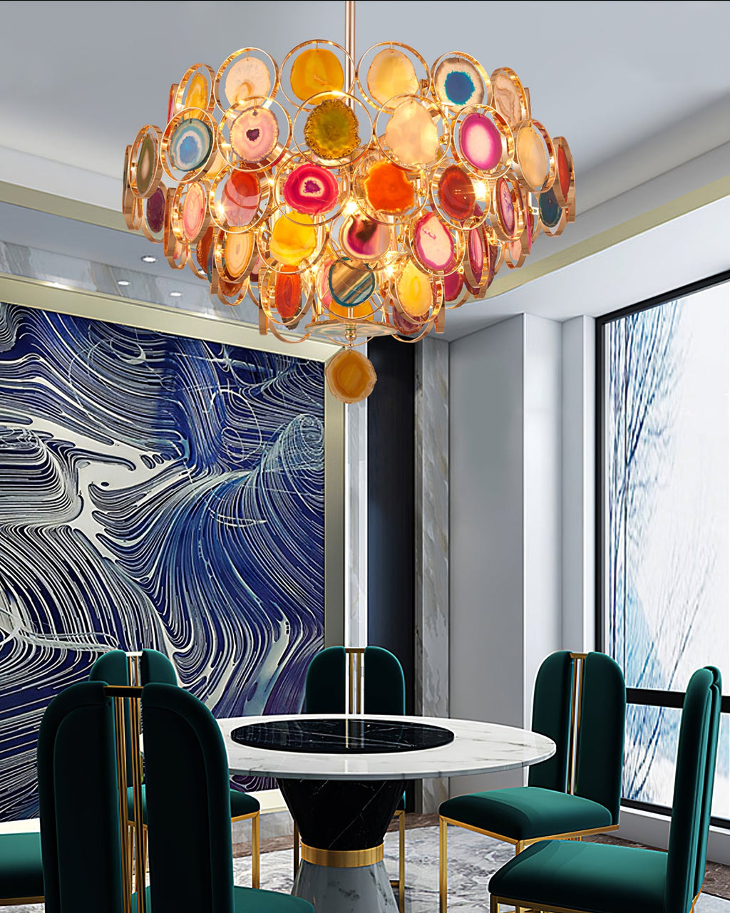 Lampadario moderno Feninena