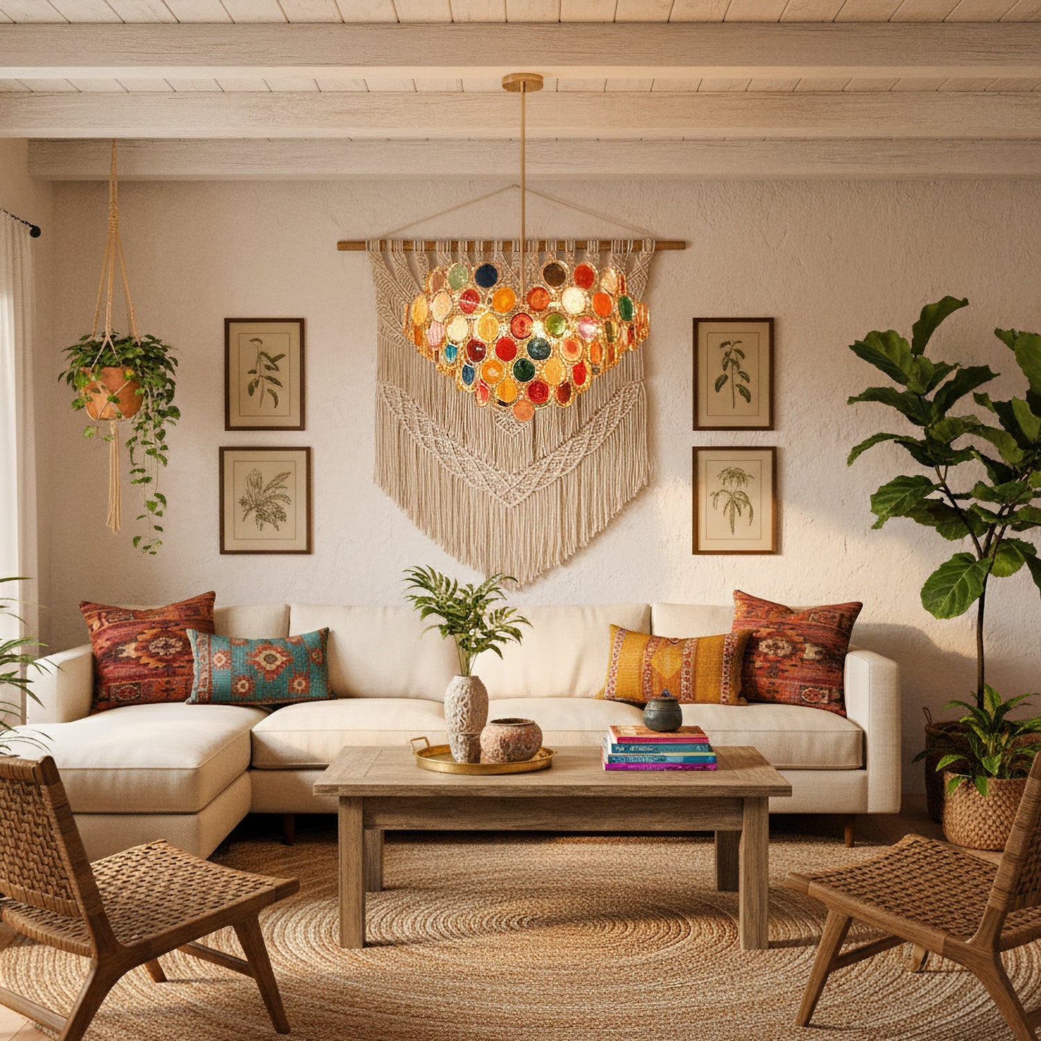 Lampadario moderno Feninena