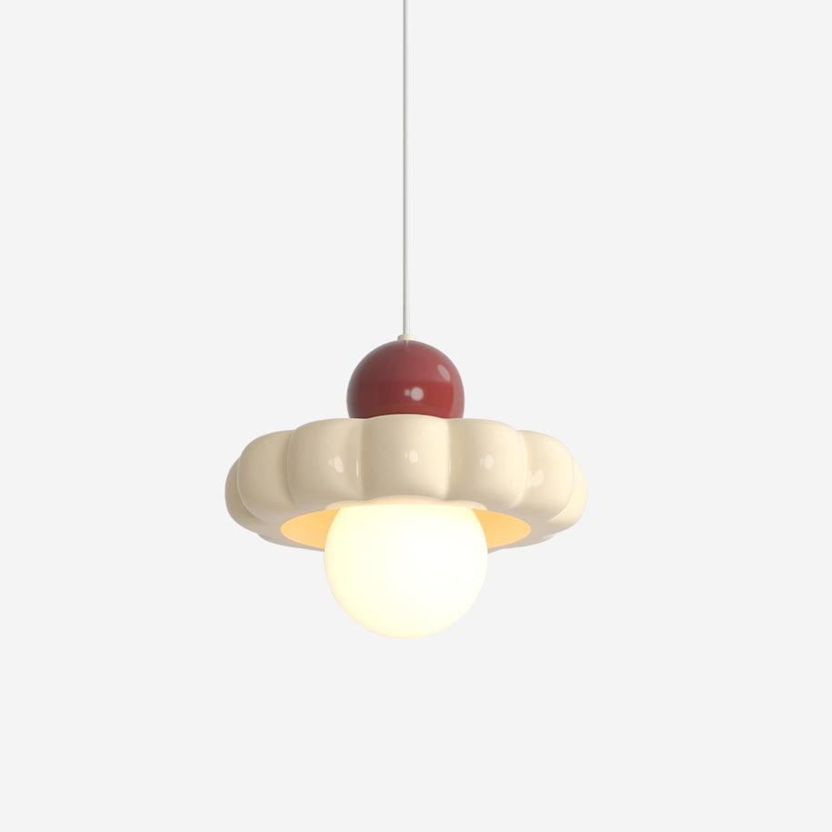 Lampada a sospensione globo Zelenena