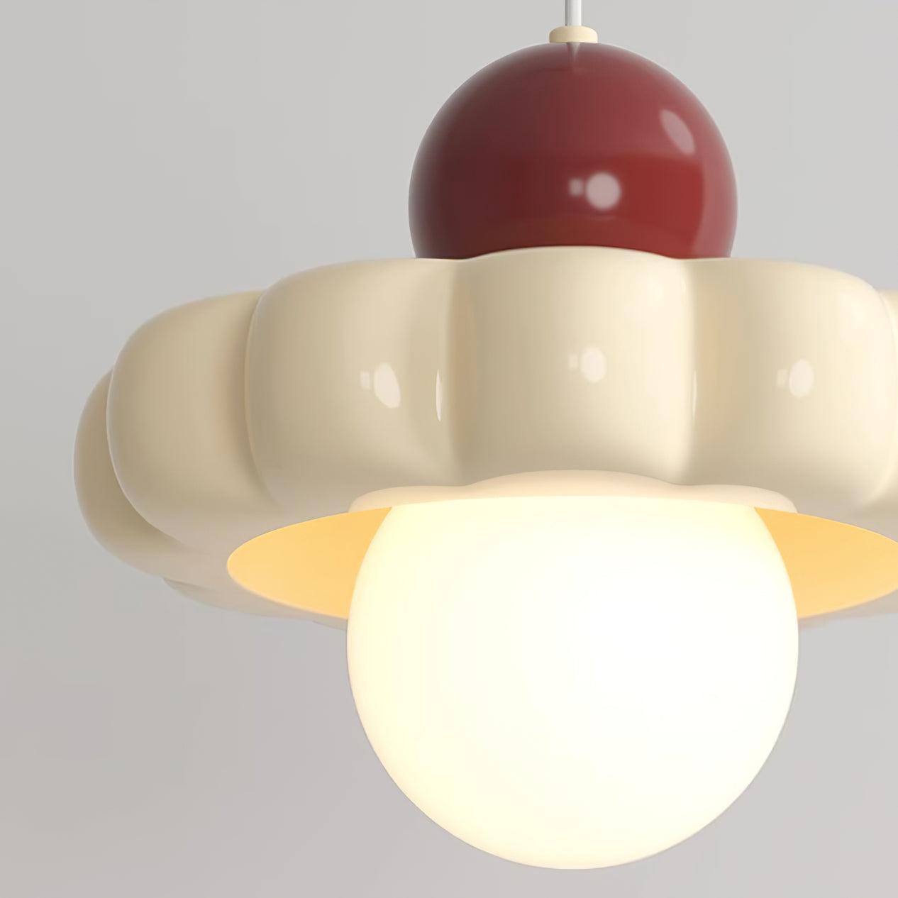 Lampada a sospensione globo Zelenena