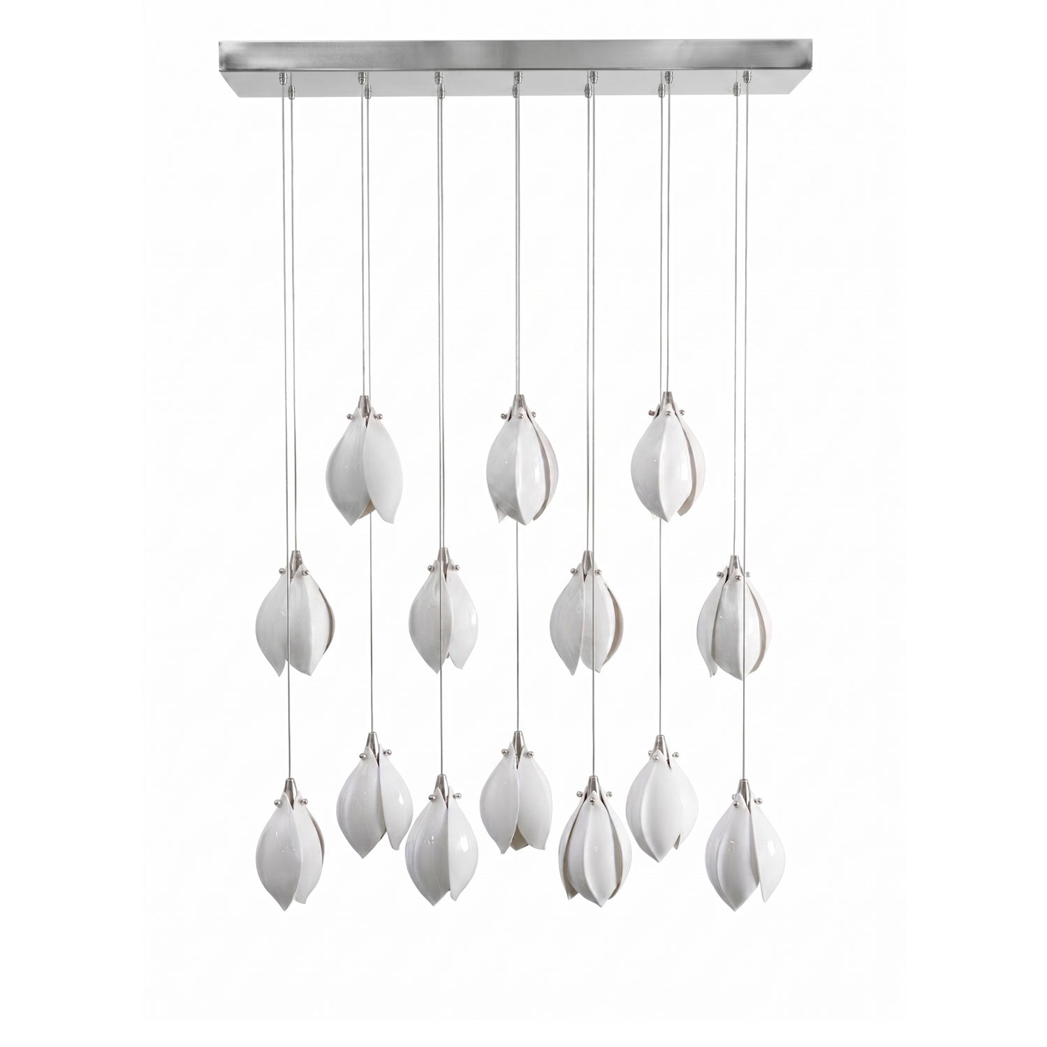 Lampada a sospensione floreale Fenoriano