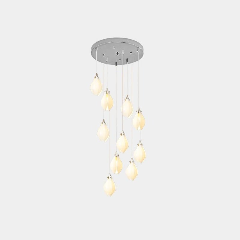 Lampada a sospensione floreale Fenoriano