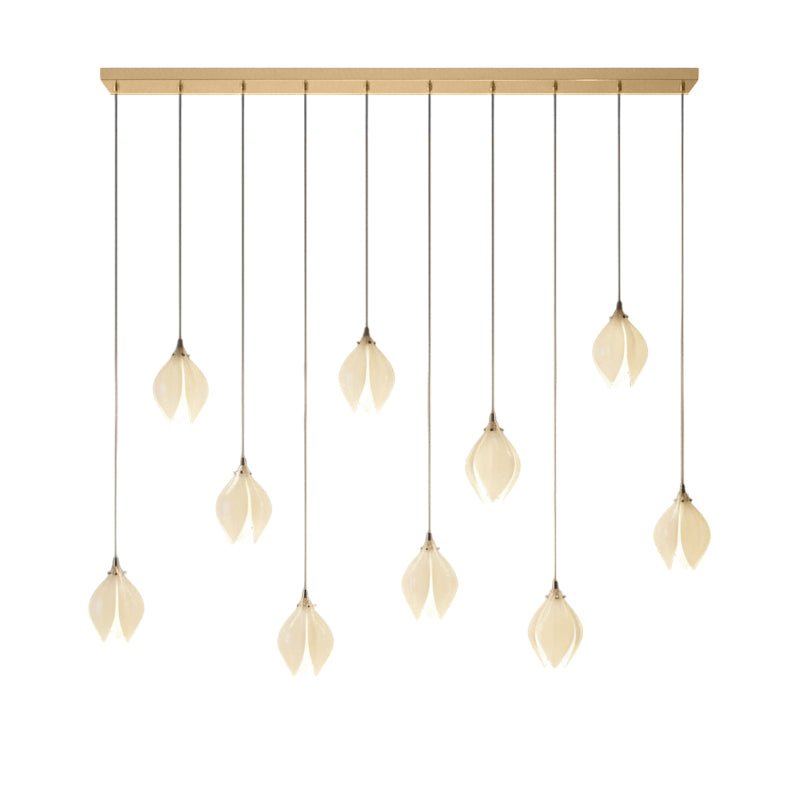 Lampada a sospensione floreale Fenoriano