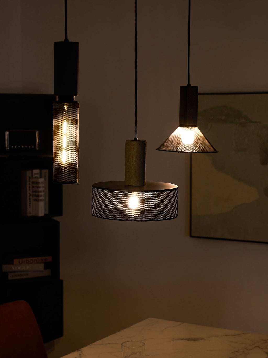 Lampada a sospensione tubolare Dolenza