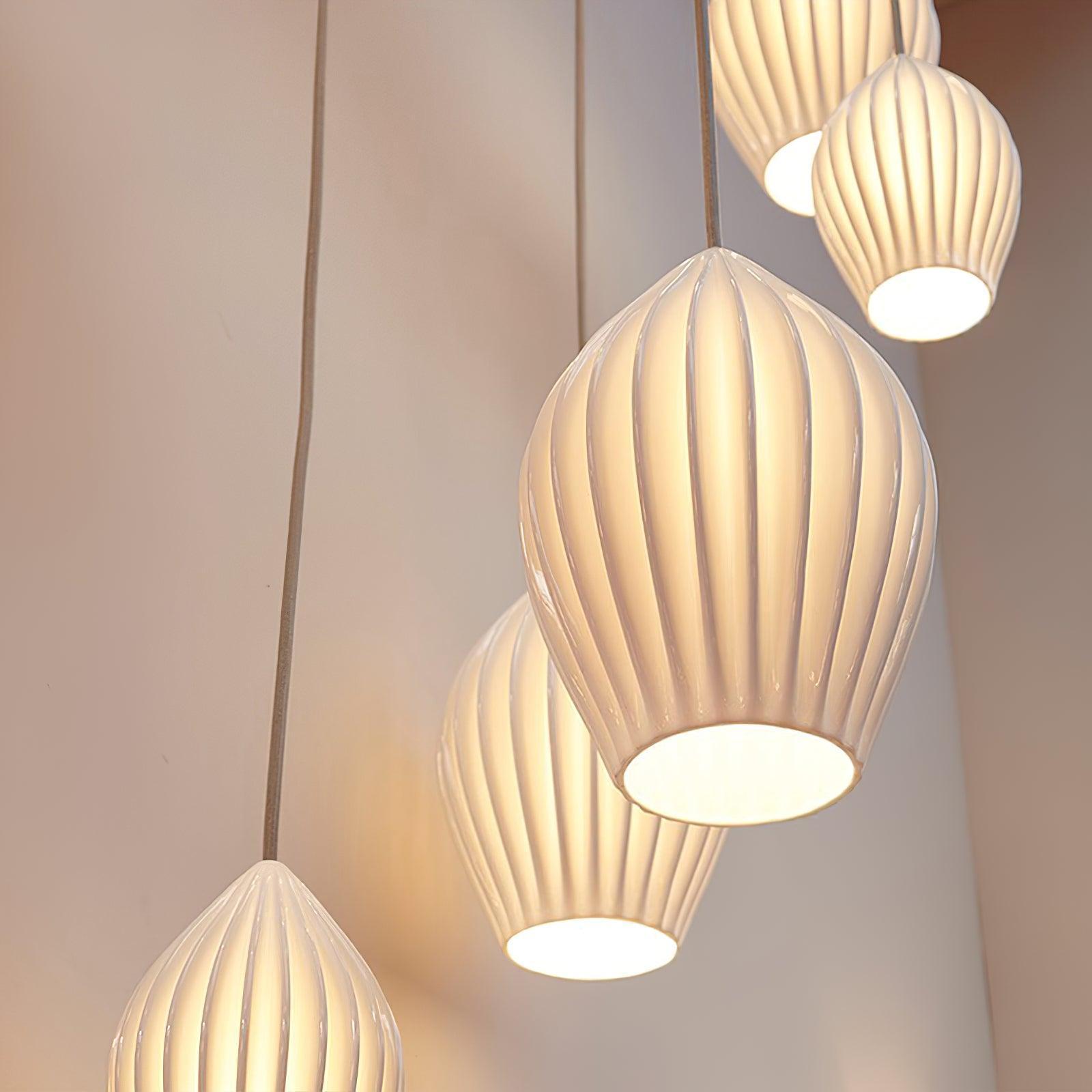 Lampada a sospensione scanalata Zooria