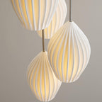 Lampada a sospensione scanalata Zooria