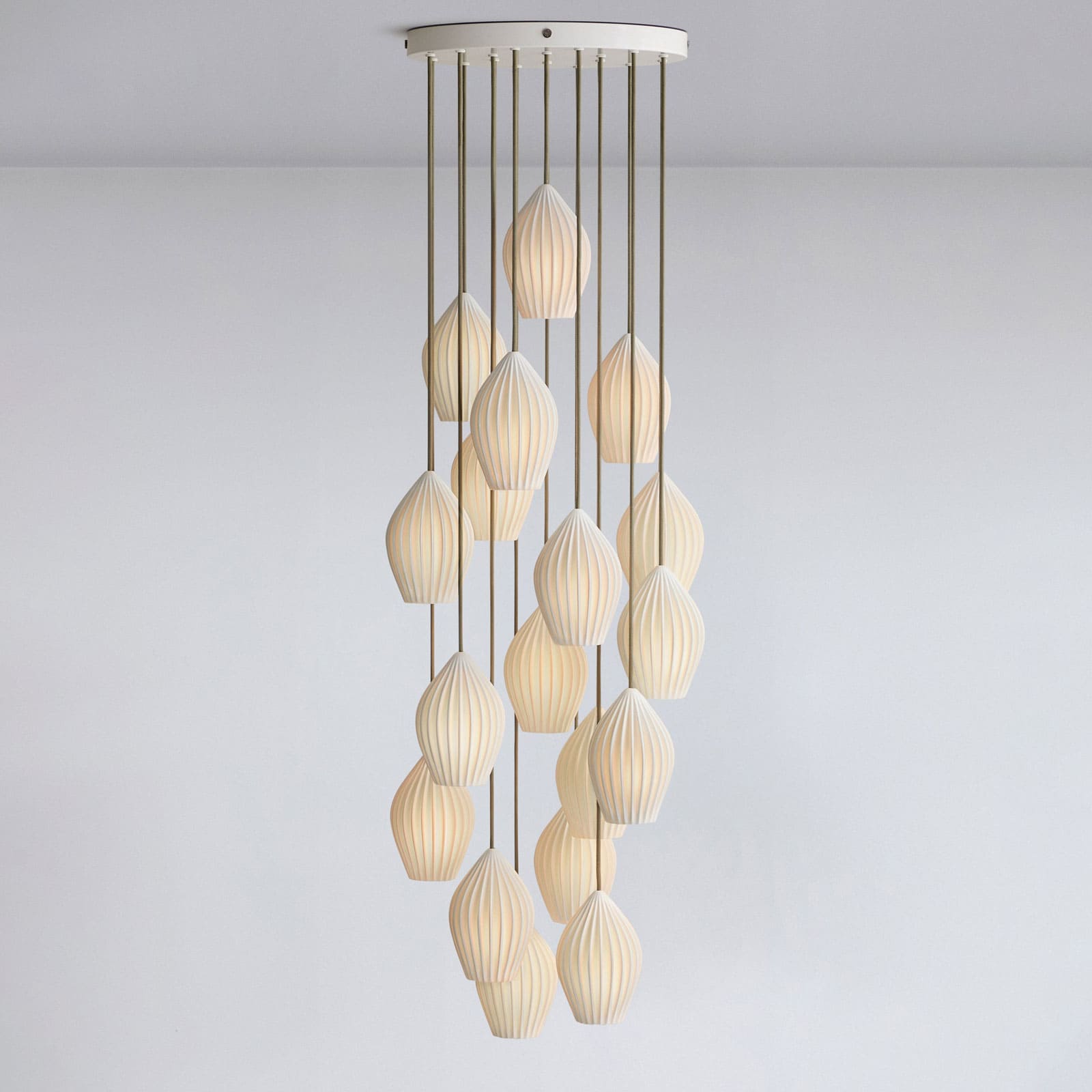 Lampada a sospensione scanalata Zooria