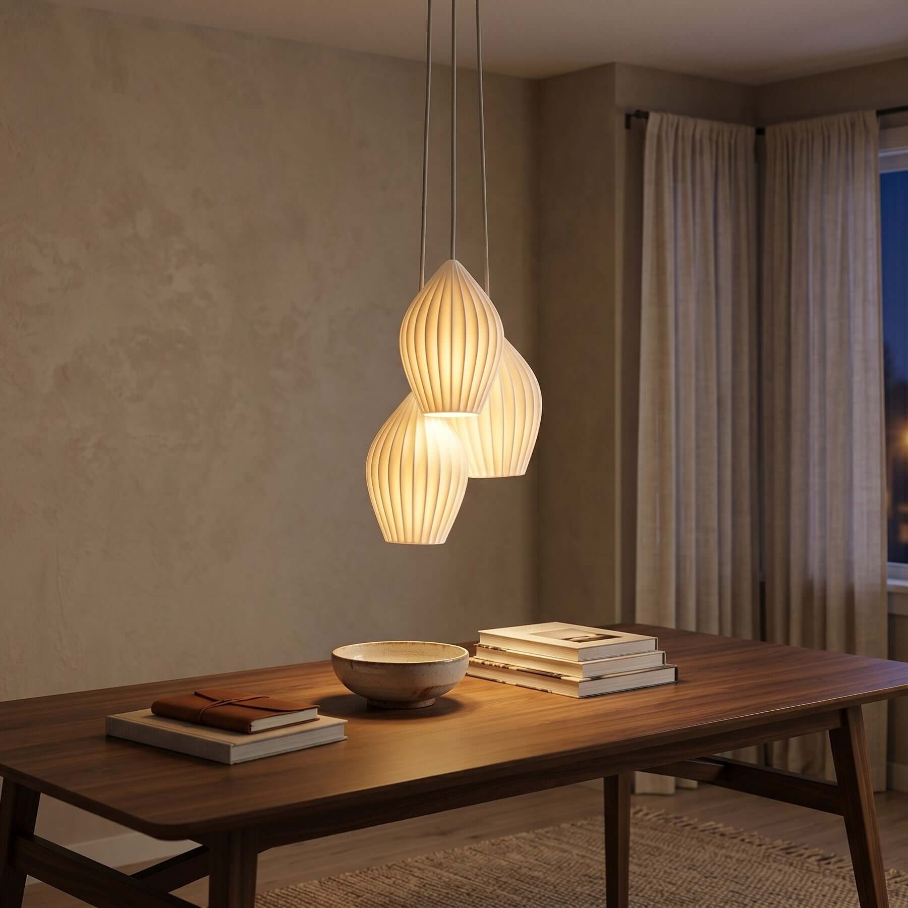 Lampada a sospensione scanalata Zooria