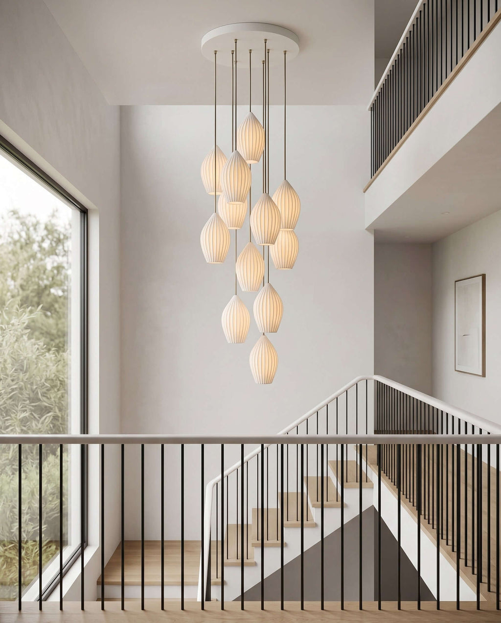 Lampada a sospensione scanalata Zooria